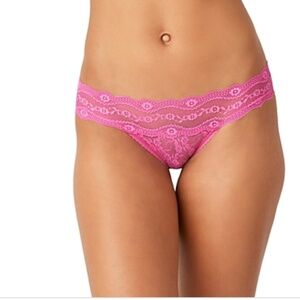 B.tempt'd by Wacoal Women's Lace Kiss Bikini Panty, Cone flower, Size XL, NWT
